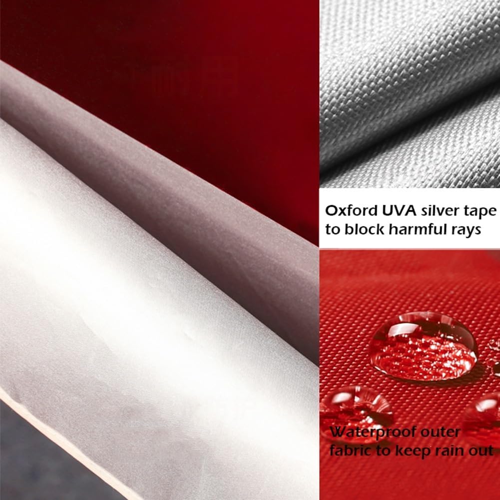 Round Replacement Umbrella Canopy for 10Ribs Large Outdoor Top Shade Cover for Patio/Garden/Beach/Market (Canopy Only) (Color : Green Size : 3.6m(11.8ft))