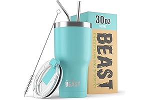 30 oz Beast Wow Cup by Aquamarine Blue: The Ultimate Iced Coffee Companion