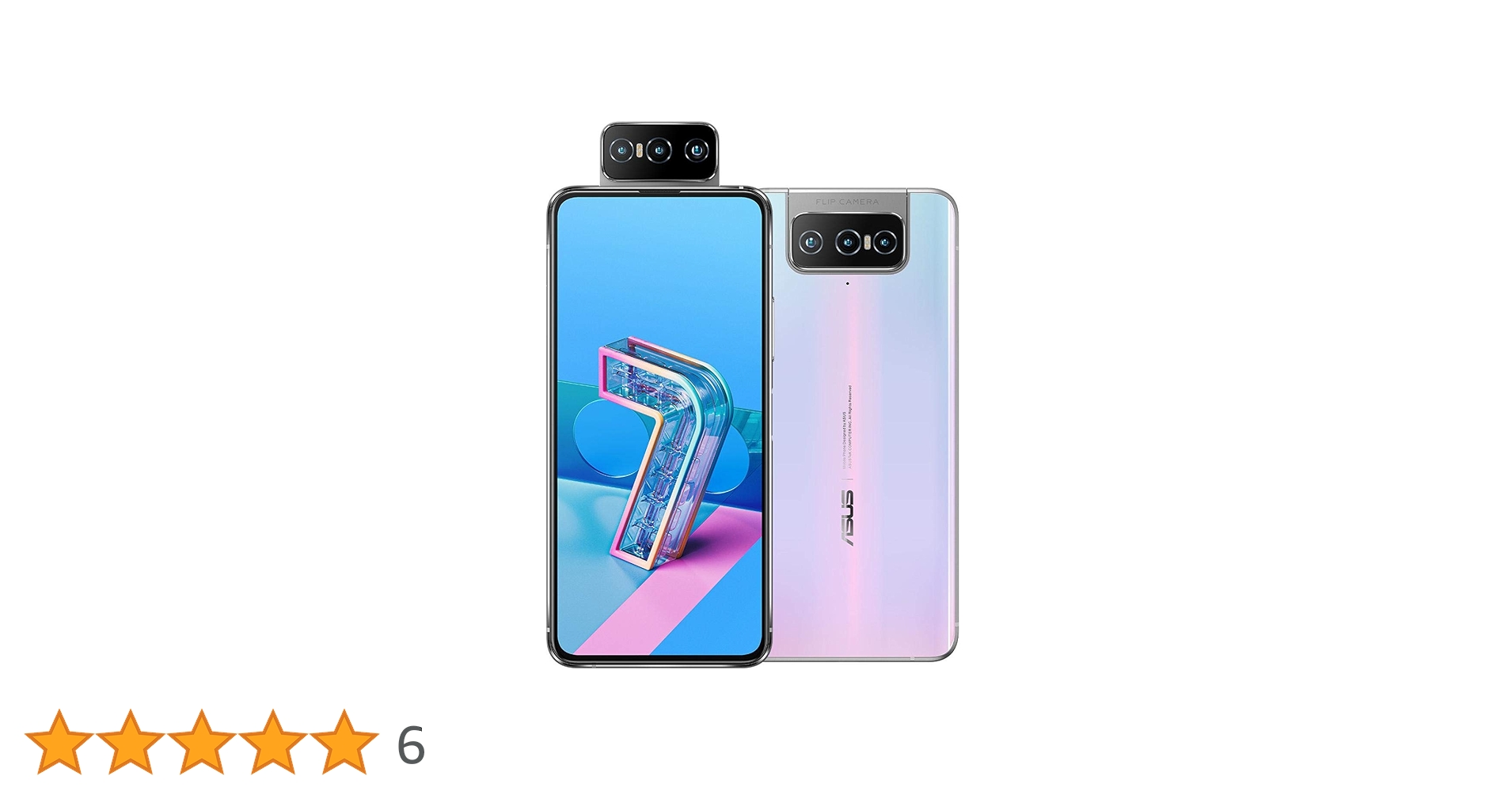 ASUS - ZenFone7 5G 8/128GB ZS670KS パステルホワイト Asus Zenfone 7 5G (ZS670KS) 128GB 8GB RAM Global Version