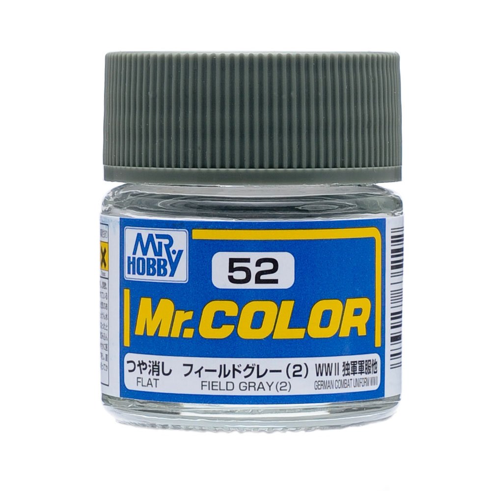 Amazon.com: GSI Creos - C52 Flat Field Gray (2) (10ml), Mr. Hobby