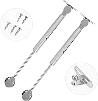 Vista 6 de Soporte de gas de presión hidráulica para puerta de gabinete, barra de estancia de tapa de bisagra segura y silenciosa, 2 piezas