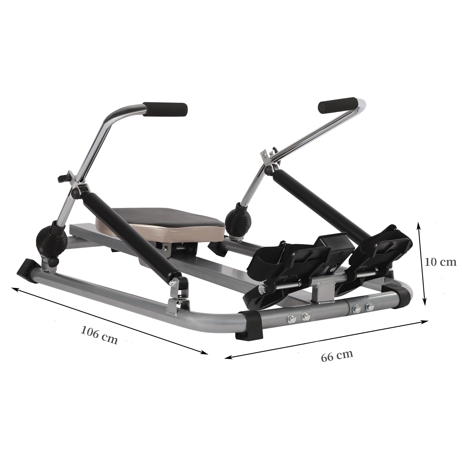 Wioślarz do domu, opór hydrauliczny, fitness urządzenie wioślarskie z wyświetlaczem LCD, do domu, na siłownię