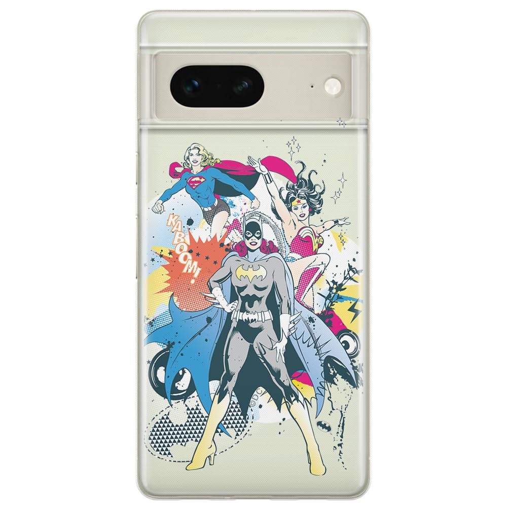 ERT GROUP custodia per cellulare per Google PIXEL 7 PRO originale e con licenza ufficiale DC, modello Wonder Woman 003 adattato in modo ottimale alla forma dello smartphone, custodia in TPU