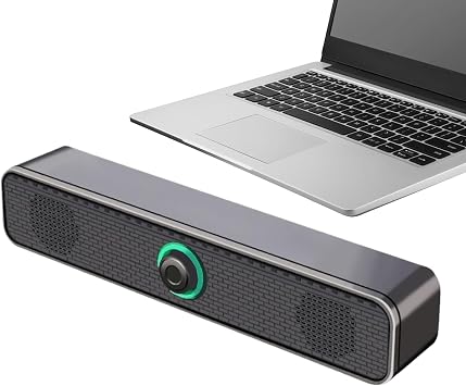 Computer Speaker   Desktop Audio System | PC Speakers | Computer Sound Bar Speakers For Home Office Gamings Study Music Movies And Multimedia Entertainment Use