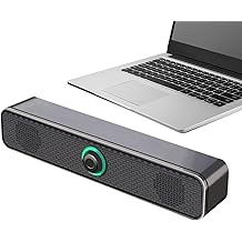 Computer Speaker   Desktop Audio System | PC Speakers | Computer Sound Bar Speakers For Home Office Gamings Study Music Movies And Multimedia Entertainment Use