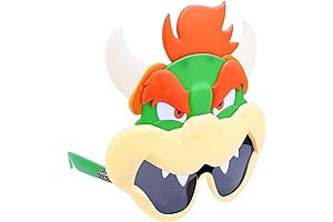 Sun-Staches Super Mario Sunglasses | Men's Bowser Costume