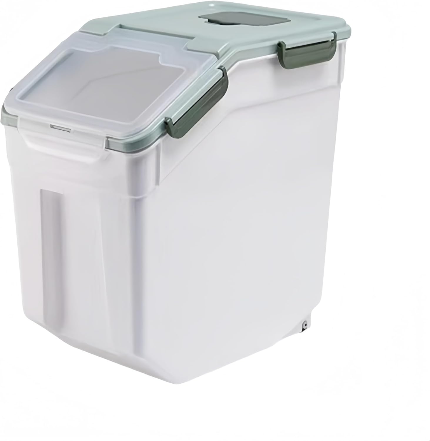 Wcxixo Pet Food Storage Container with Pulley, Dog Food Bin, Cat Food Container Jar with Airtight Plastic Lid, Up to 9-22 Lbs for Dog Cat Bird and Other Pet Food Storage, Easy Acces Including Scoup