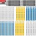 Abizarch 54Pcs Jig Saw Blade Set High Carbon Steel Assorted Saw Blades with U-Shank Sharp Fast Cut Down Jigsaw Blade Woodworking Tool for Wood Metal Plastic Cutting