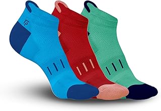 FOOTPRINTS Bamboo Unisex Sports Socks for Kids | Ankle Length | Anti Odour &amp; Breathable | Cushioned Base &amp; Anti-Bacterial...