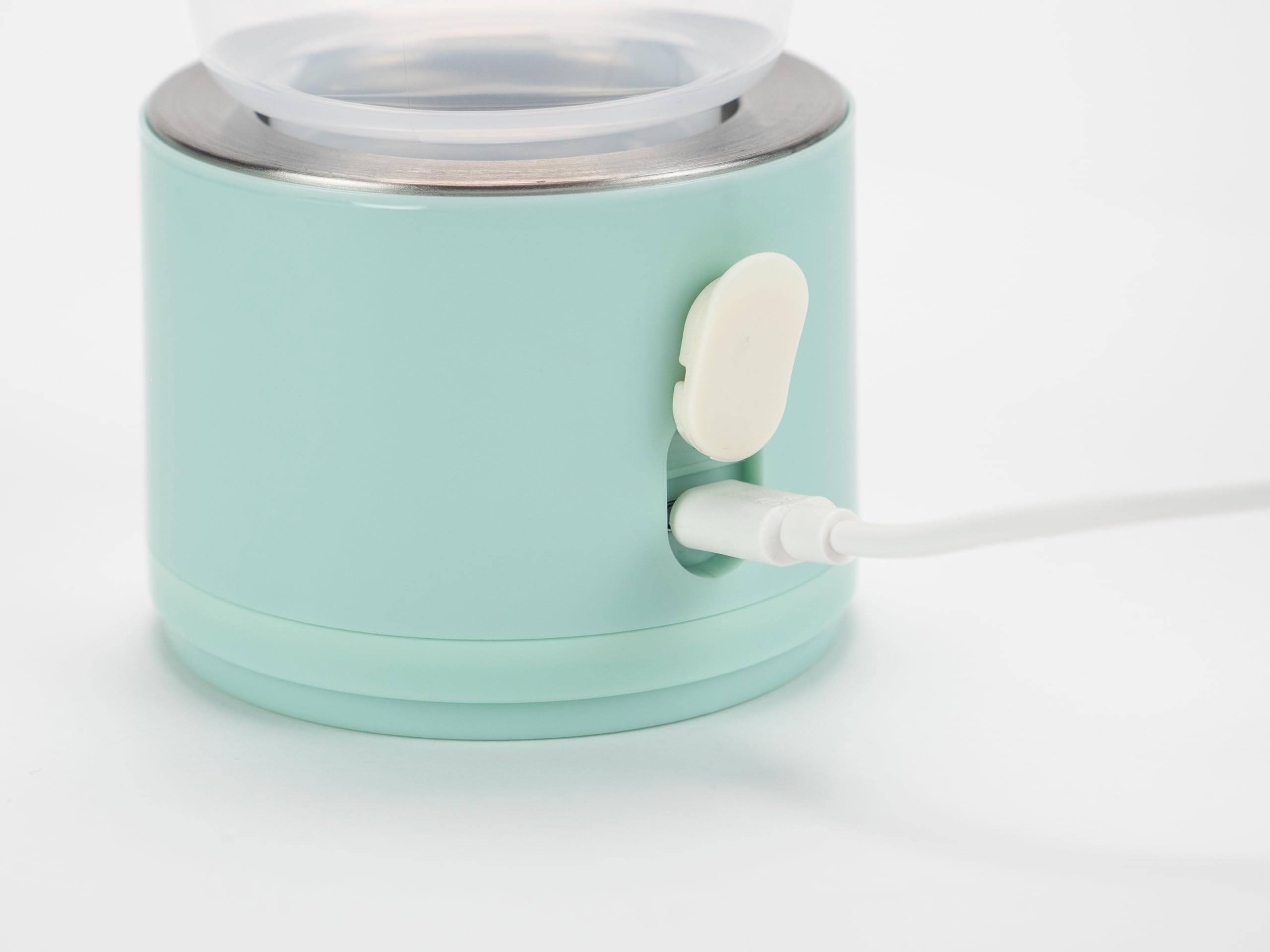 Miniland Scaldabagno portatile, leggero e compatto, con adattatori per biberon e cavo di ricarica, ideale per viaggi e passeggiate, accessori di alimentazione | Warmy On the Go