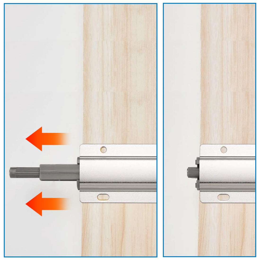 2 Kit Apertura A Pressione Per Ante Mobili - Sistema Push To Open Senza Maniglie - Foto 9