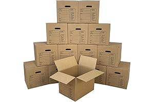 UBoxes 15 Premium Small Boxes, Brown
