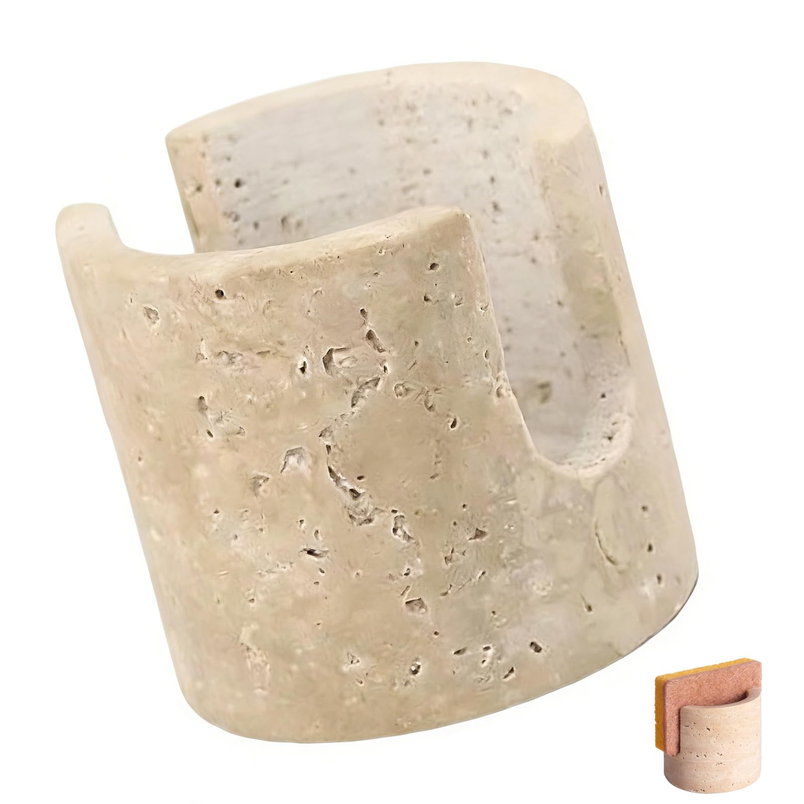 Marble Soap Rack Sturdy Construction Countertop Use Bathroom Marble Tray