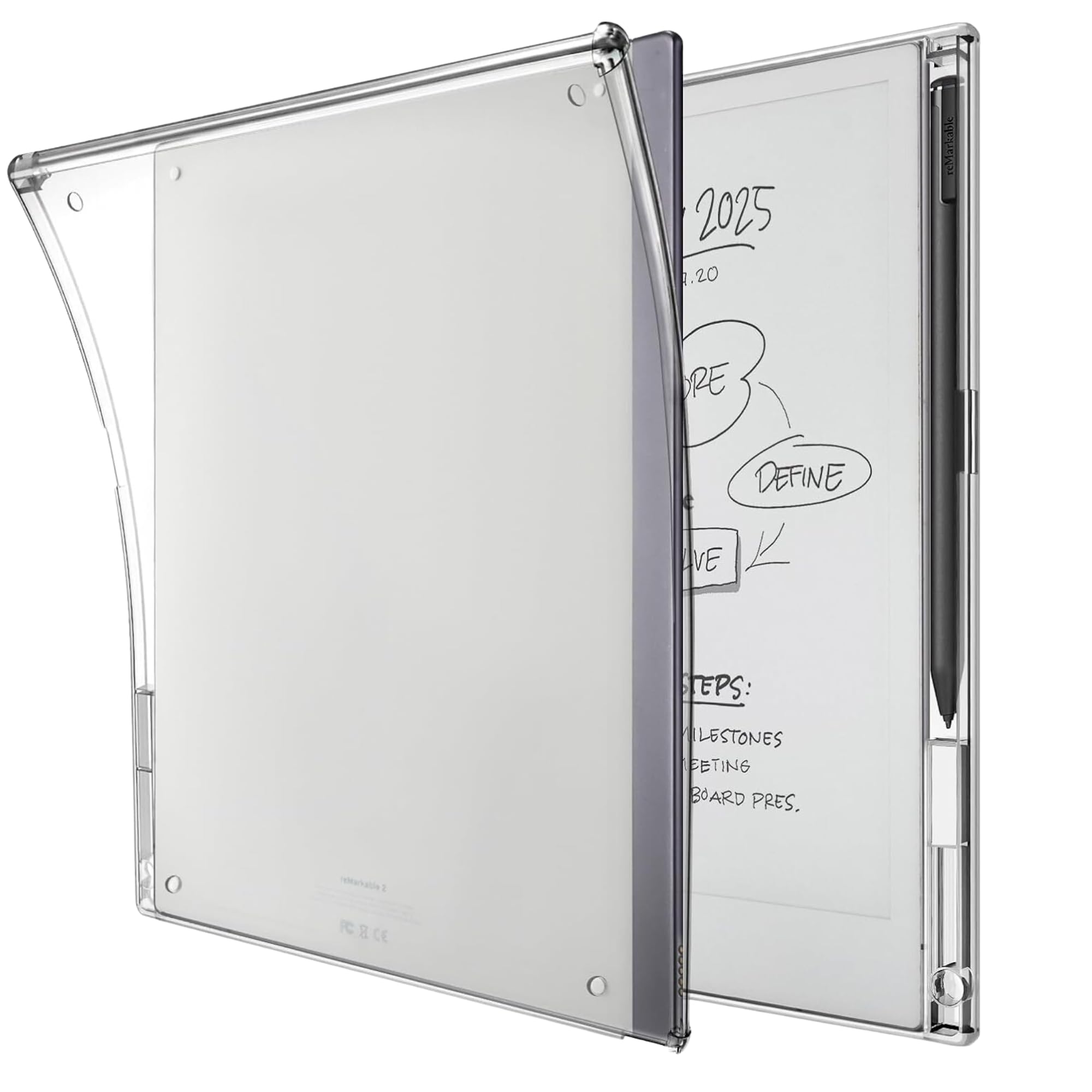 Rumbalton Clear Case with Pen Holder for 10.3" Remarkable 2 Digital Paper Tablet (2020 Released) - Slim Lightweight TPU Transparent Flexible Soft Back Shell Cover (Clear) - Tablet Not Included (B0DD4BCC7R) Amazon Price History, Amazon Price Tracker
