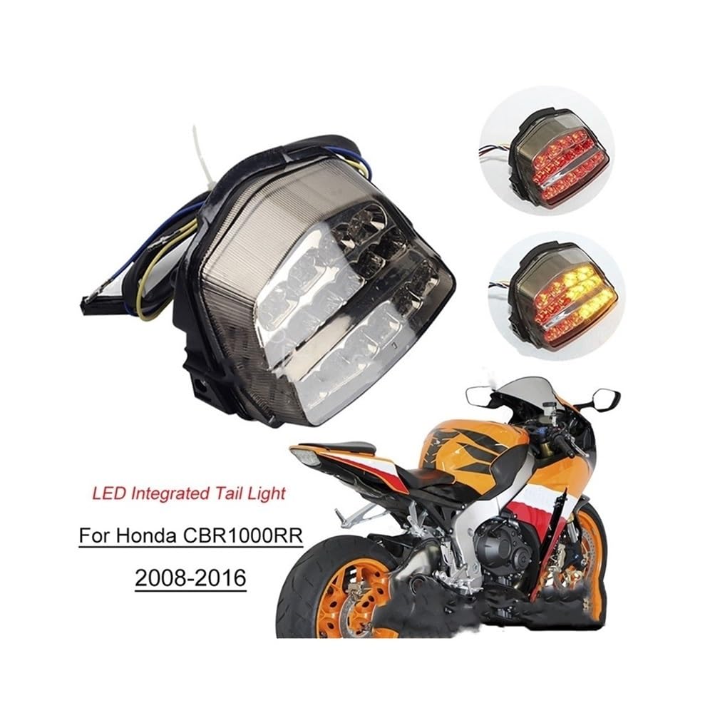Indicatori Direzione Moto LED Indicatori Di Direzione Del Freno Gruppo Fanale Posteriore Per CBR CBR1000RR Luci Posteriori Moto Fanale Posteriore Integrato 2008-16