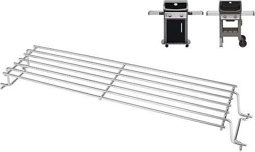 QuliMetal Rejilla de calentamiento de acero inoxidable para Weber Spirit 200 y Spirit II 200 Series, compatible con modelos ES-210, ES-220