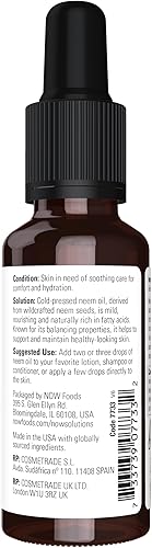 Miniatura 2 de NOW Soluciones, aceite de neem, 100% puro, hecho de aceite de semilla de azadirachta indica (neem), alivio natural de la irritación y otros