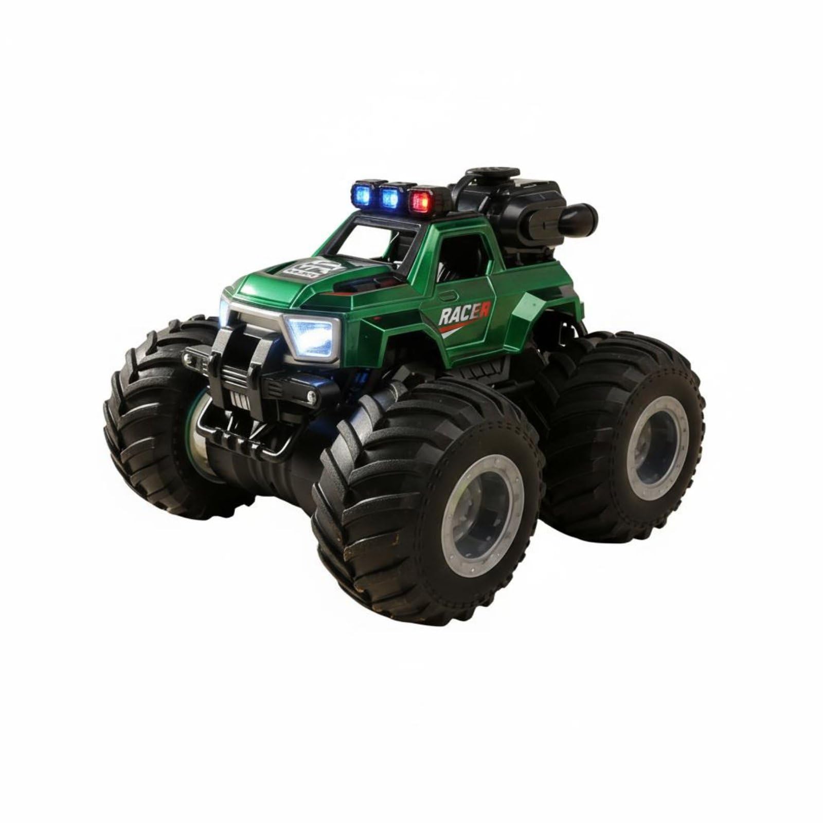 Auto Acrobatica Elettrica Auto Telecomandata Macchina RC Monster Guida a Gesto E Telecomando Carrozzeria Antiurto Sospensioni Ammortizzate LED Spray, Verde, Yl-130