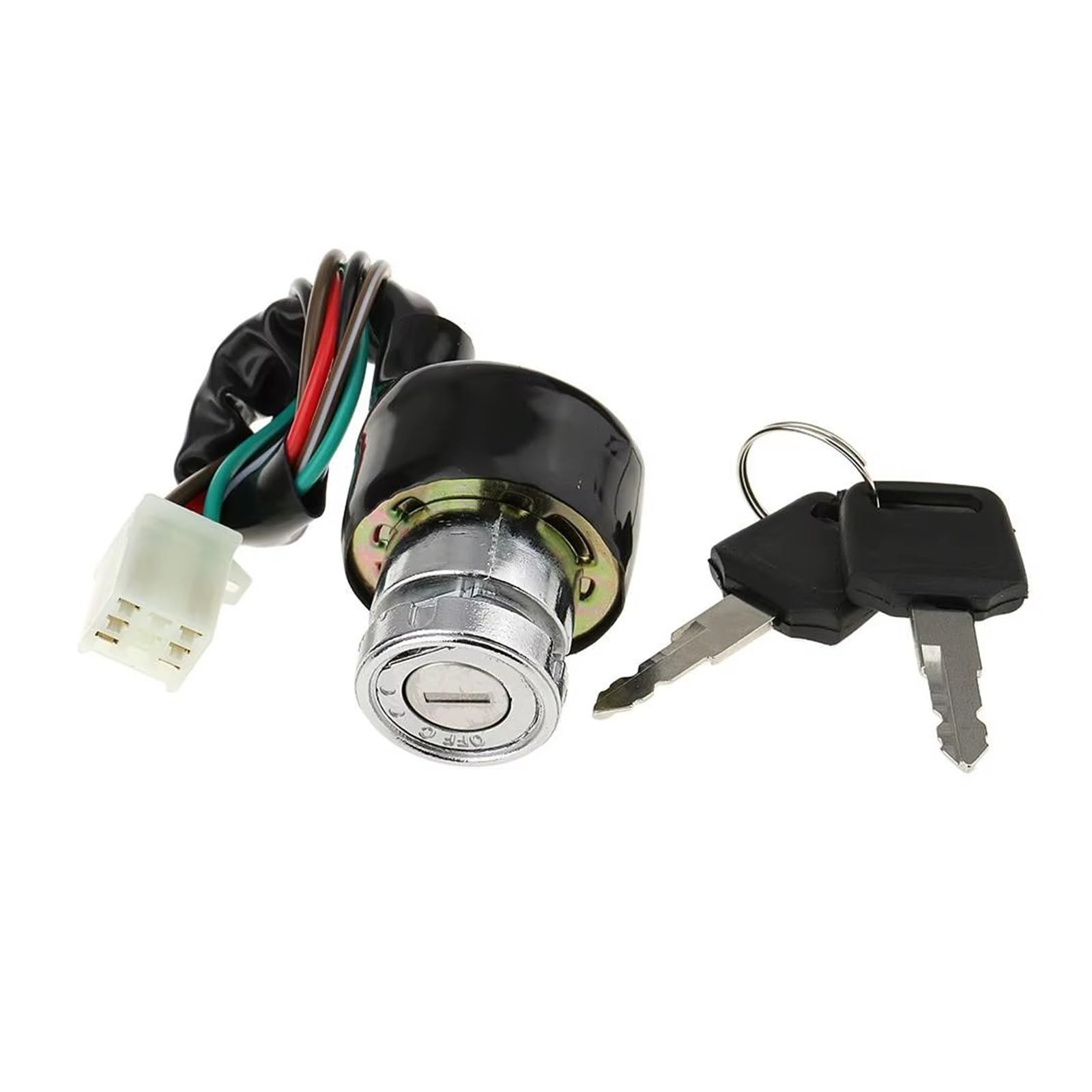 Interruptor De Llave Encendido para Motocicleta Scooter Quad Bike Go-Kart Universal 6 Interruptor Encendido Cable 3 Posiciones