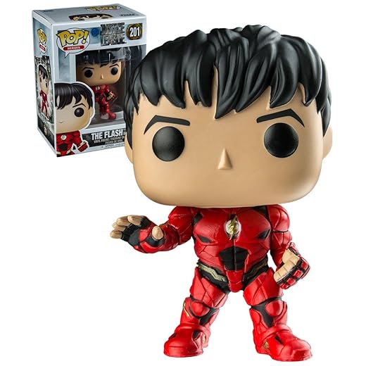 Funko Pop! Fn14741 Justice League (2017) - Flash (Unmasked) Vinyl Figure