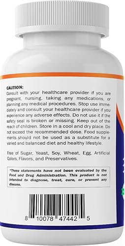 Miniatura 8 de Vitamatic 5-HTP 200mg con B6 5mg por porción - 240 cápsulas vegetarianas (5-hidroxitriptófano) - (extracto de semilla de Griffonia Simplicifolia)