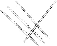 Vista 3 de Yetaha 4 puntas de soldador, herramienta de estación de soldadura serie T12, kit de puntas de soldador para estación de soldadura Hakko FX-951