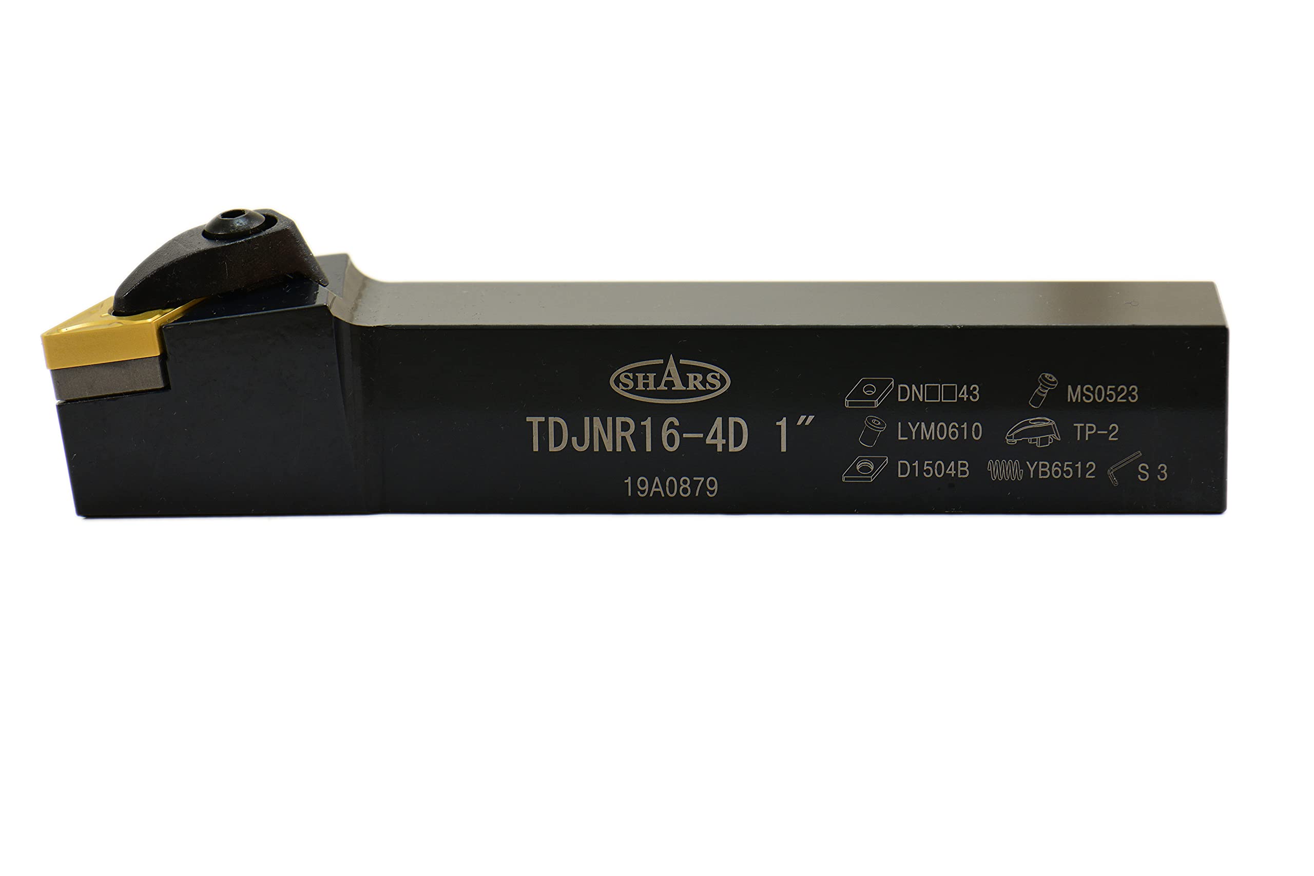 Shars 1" Indexable Tool Holder Right Hand TDJN T-Type Clamp for DNMG Insert 404-7863 ]6