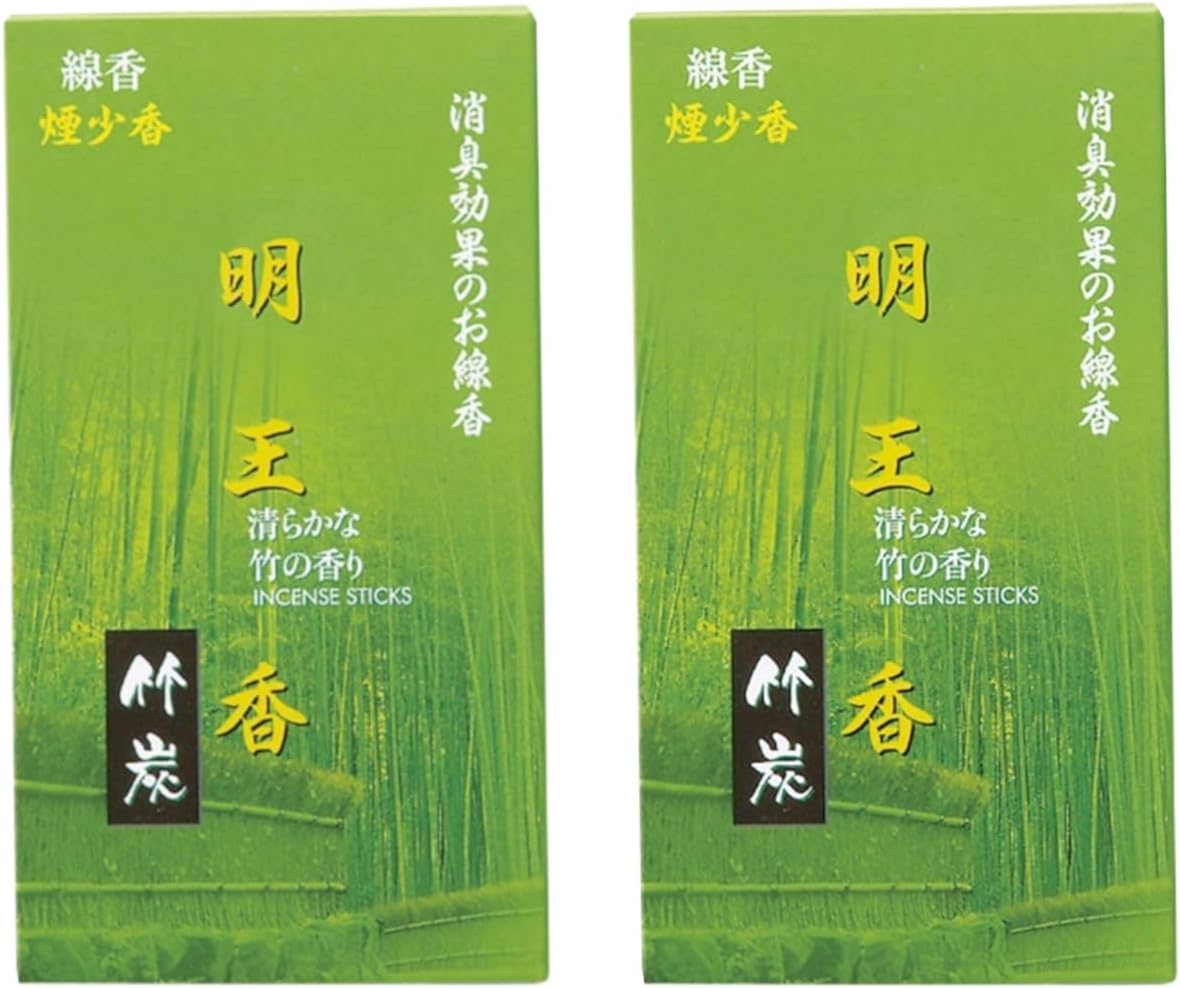 Maruesu Buddhist Incense Incense, Bamboo Charcoal Scent, Deodorizing, Smokeless Burning Time: Approx. 25 Minutes, Myoo Incense Series, Approx. 3.5 oz (100 g)