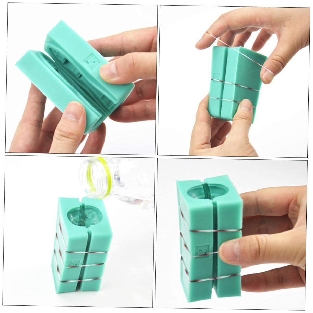 ERINGOGO Stampo per Dolci in Silicone 12 Pezzi Forma Scacchiera Creativo Non Aderente Facile da Pulire per Decorazioni e Cioccolato