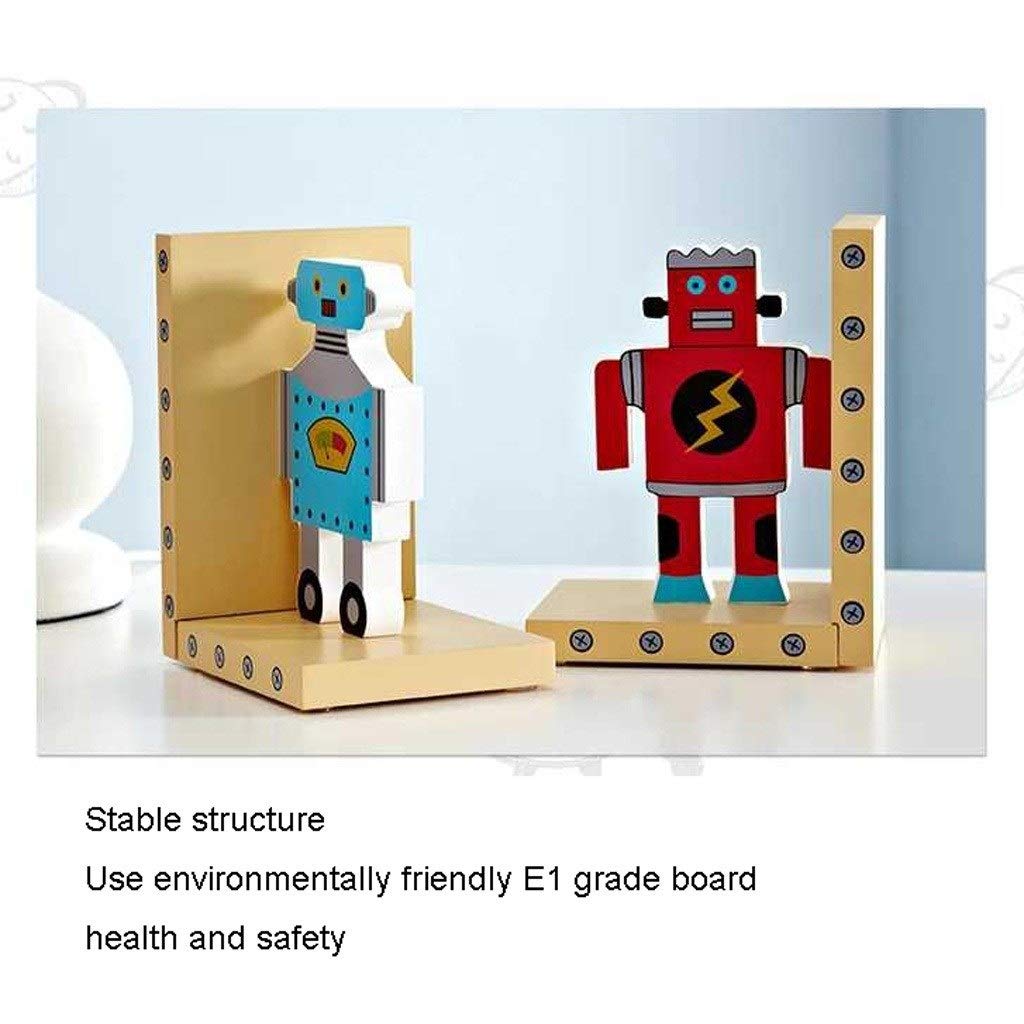 Serre-Livres Uniques Mignon Robot Nonskid Bookends Art Bookend Cadeau Porte-Livre