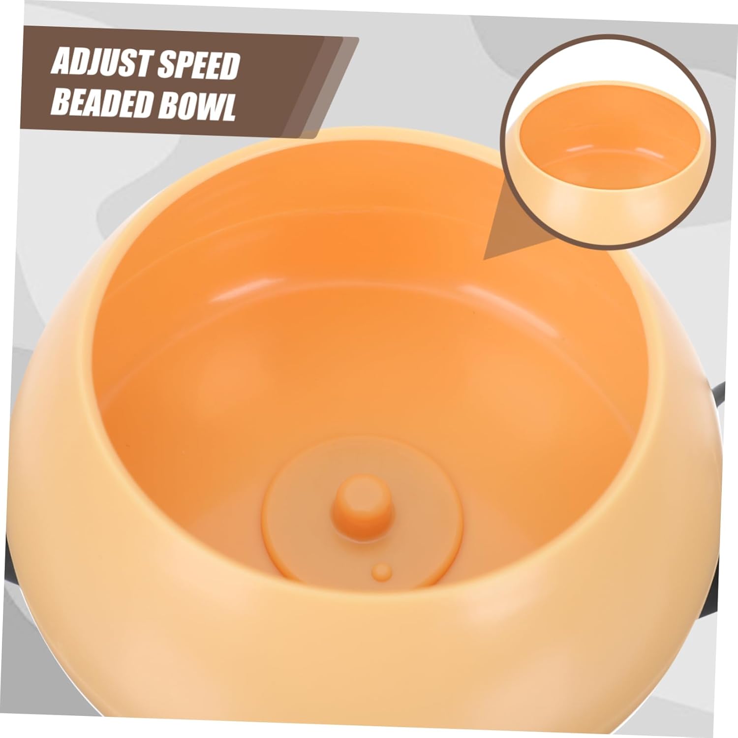 STOBOK Adjustable Beading Machine Bowl Bead Bowl Spinner Automatic Beading Machine DIY Craft Tool Smooth Interior