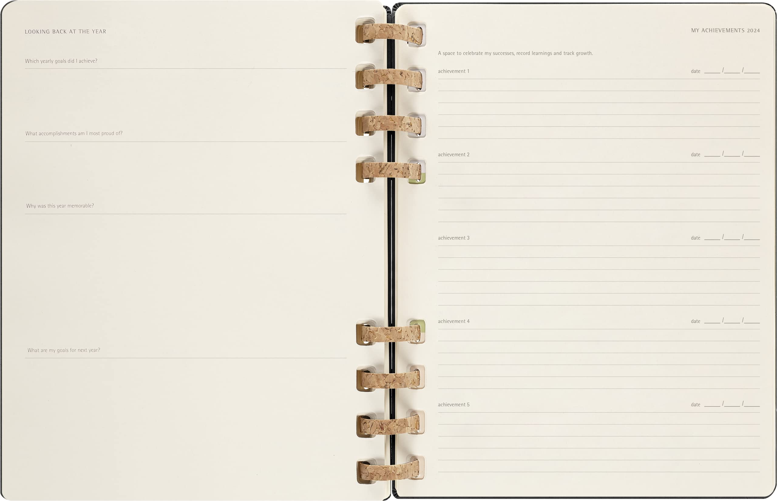 Moleskine Wochen- und Monatsplaner , 12 Monate 2024, Agenda 2024, XL 20,4x25,2, Hardcover mit Gummizugverschluss, Farbe Schwarz