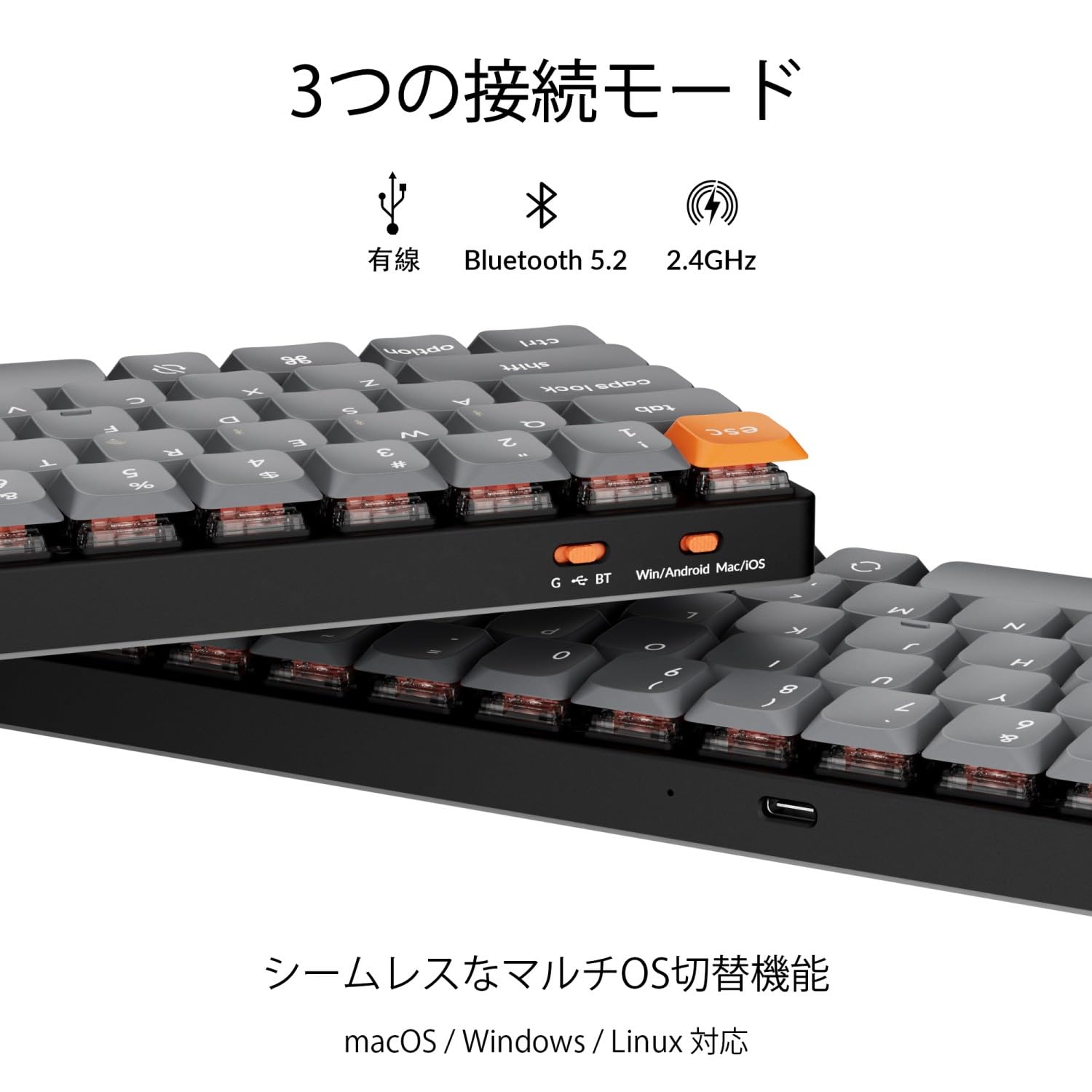 Amazon | 【国内正規品】Keychron K7 Max QMK/VIA対応薄型ワイヤレス