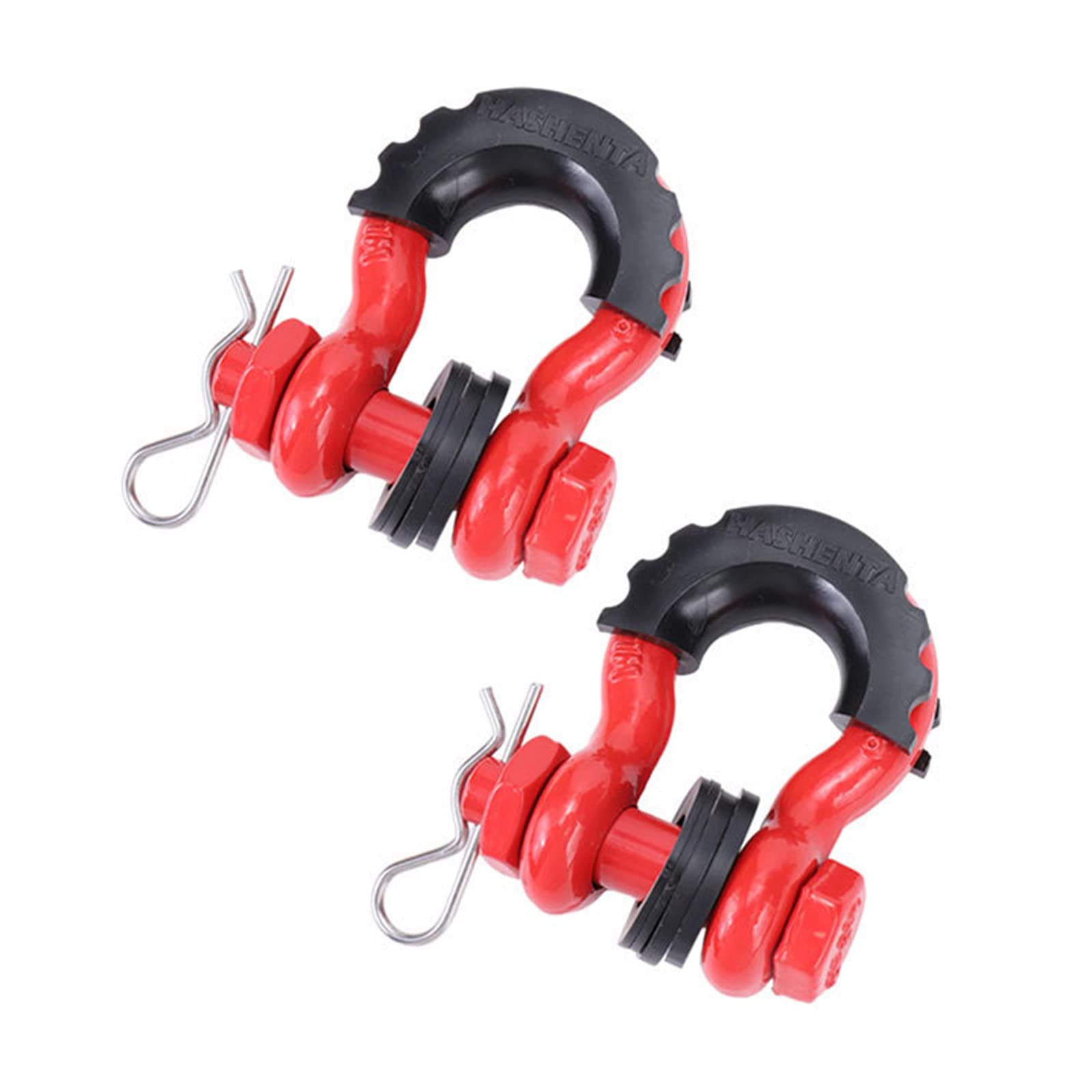 2 Stück Bogenschäkel 2,5 Cm Von Alfa Räder - 51 T Bruchlast, WLL 8,5 T, Für Schwere Lasten
