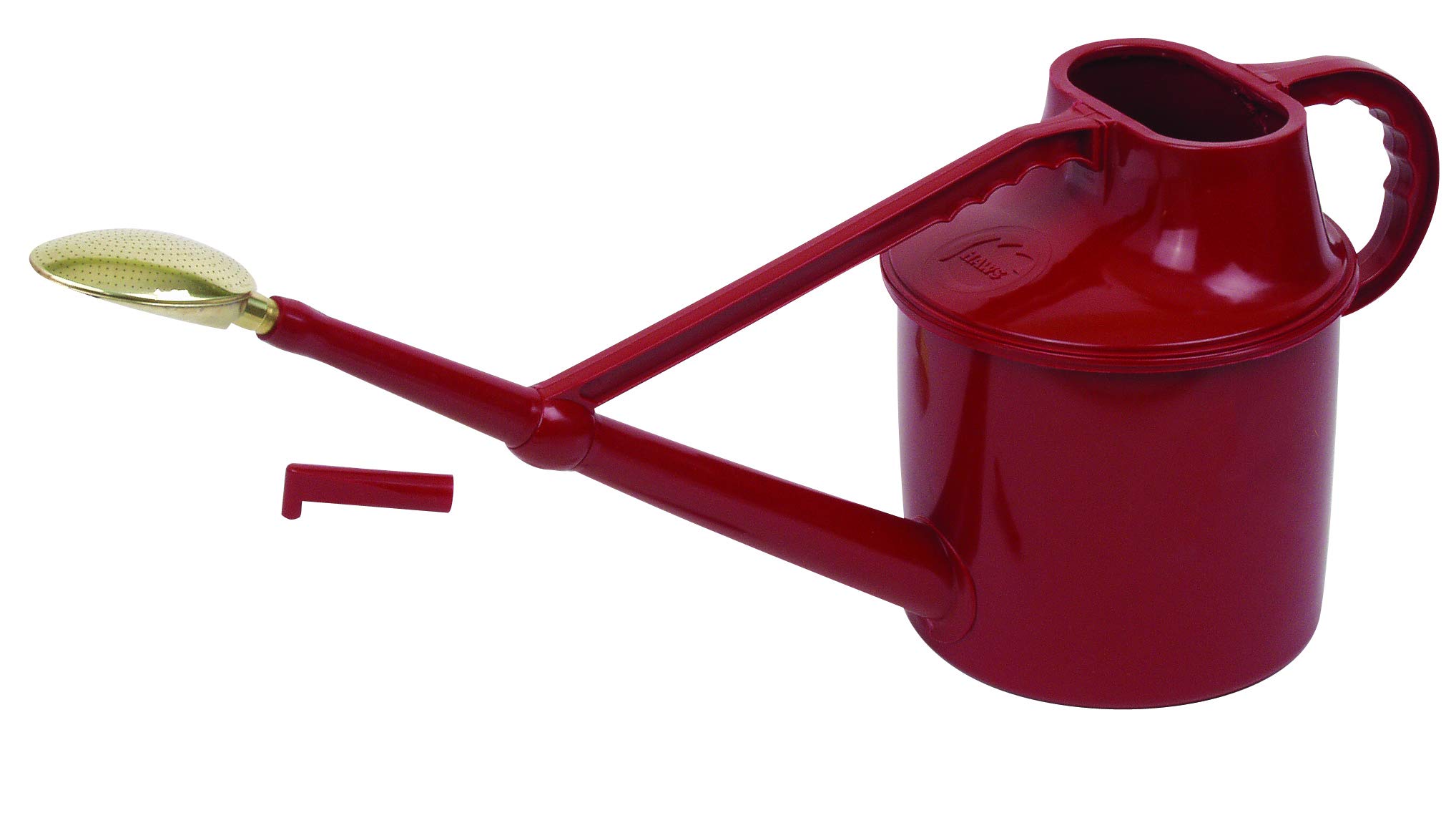 Haws Deluxe 7-Litre Outdoor Watering Can, Red