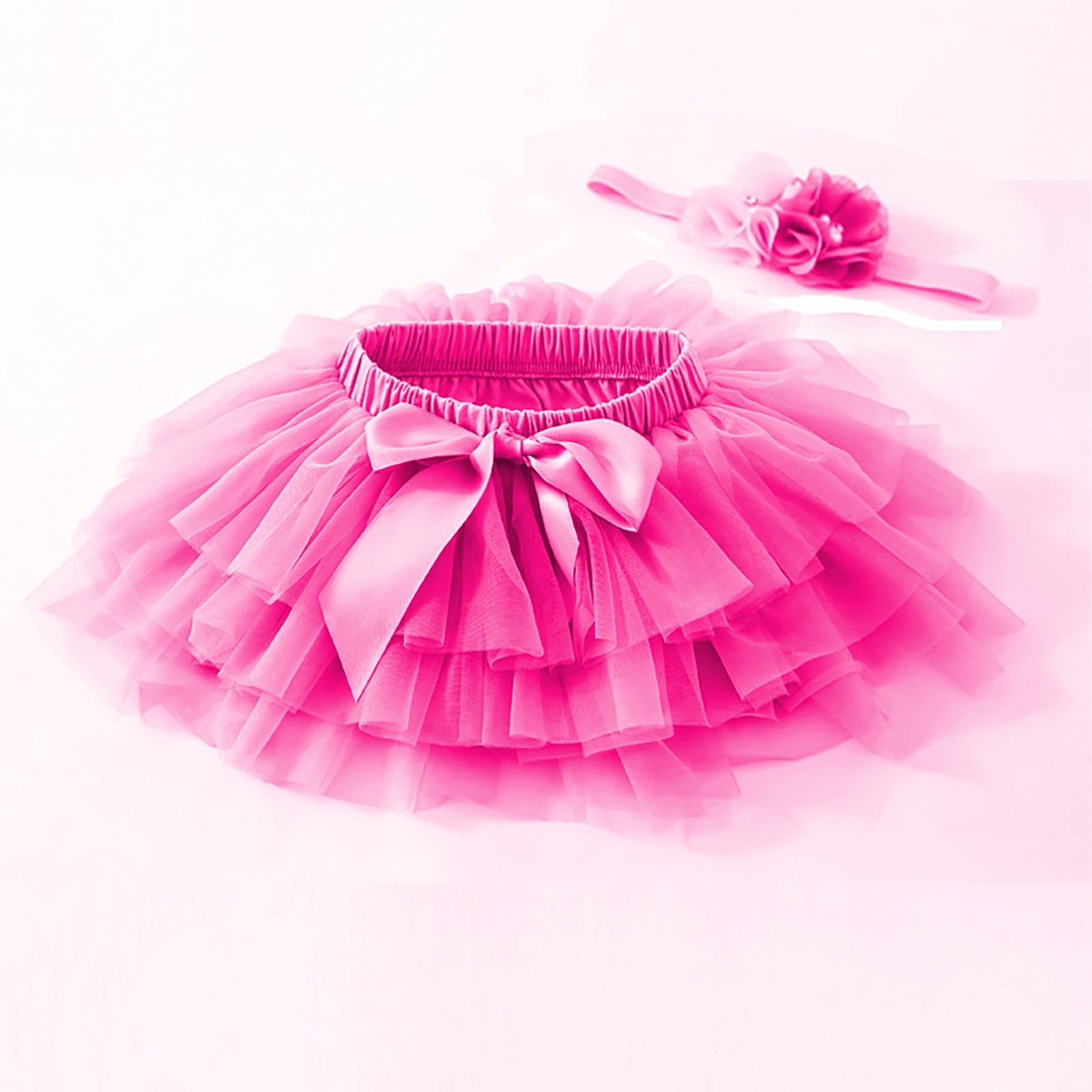 Baby Mädchen Soft Tutu Rock Party Karneval Mesh Damen Fasching Tüllrock Faschingskostüm 2026