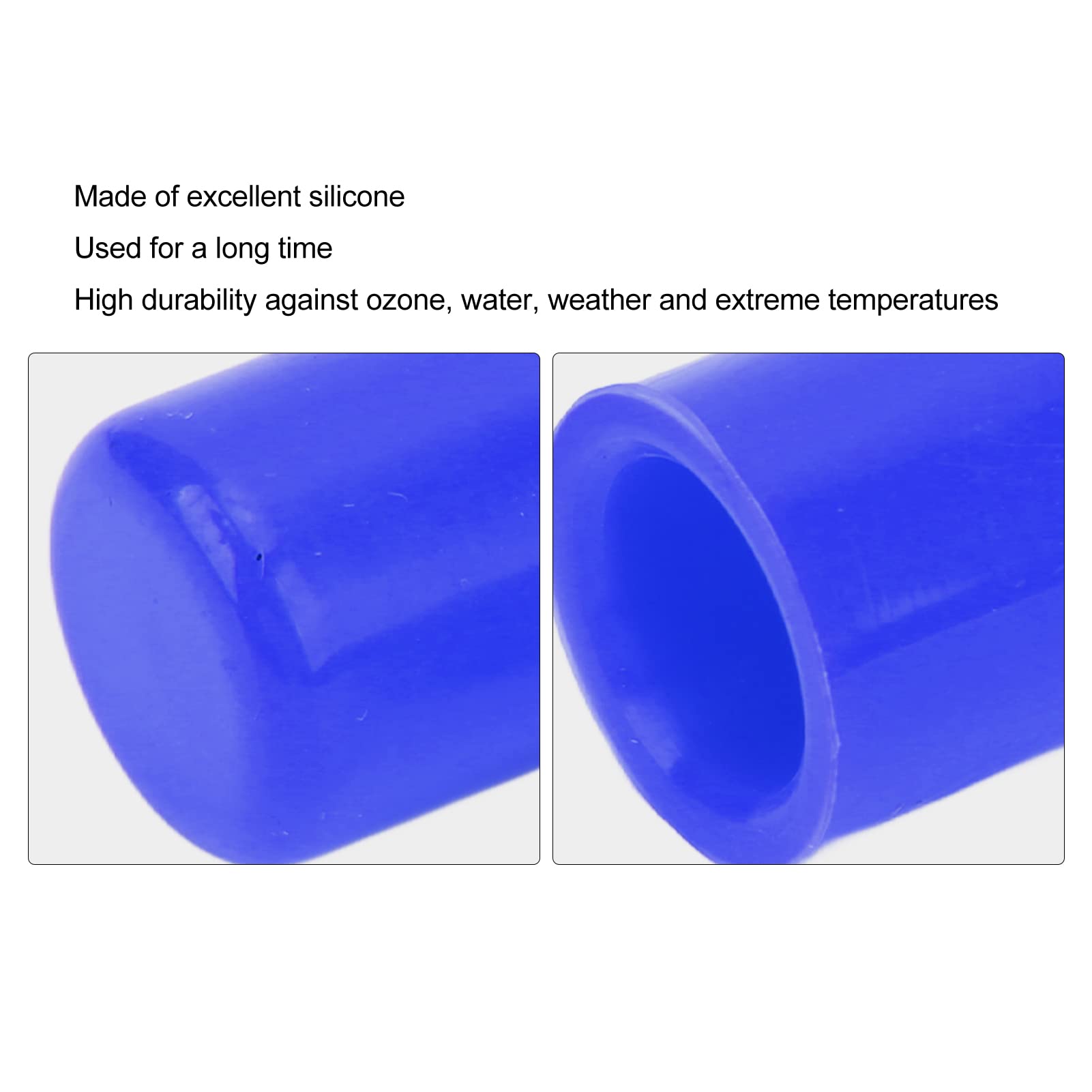 10 Pezzi Tappo di Chiusura in Silicone Universale Aspirazione Tubo Flessibile per Vuoto estremità Tappo Tappo Diametro Interno 14 Mm Nero Aspirazione Tubo per Vuoto estremità (Blu)