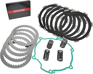 BIGLKNM Clutch Kit: Friction Plates, Heavy Duty Springs & Gasket for Kawasaki KX80 98-00, KX85 01-21, KX100 98-21