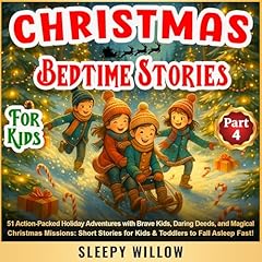 Diseño de la portada del título Christmas Bedtime Stories for Kids (Part 4)