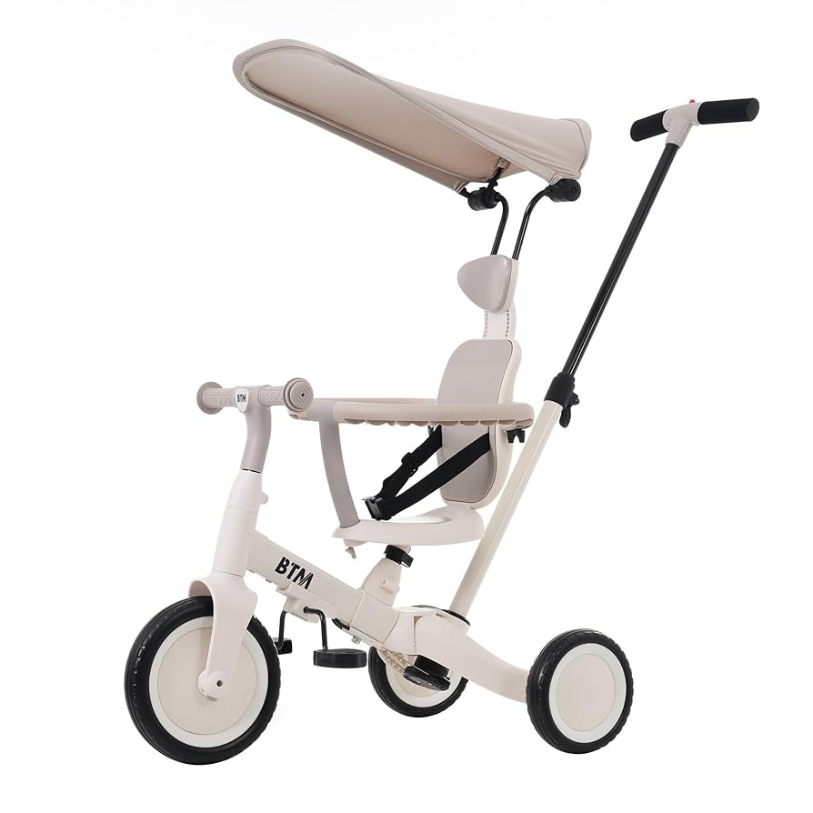 Amazon.co.jp: Chic ZONE 子供用三輪車 押し棒付き 変身バイク 1