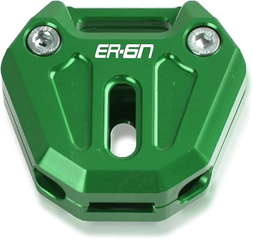 FADUNI Funda de llavero CNC para Kawasaki Z400 Z800 Z650 Z1000 Z900 ER6N Z750 Z300 Z250 ZX10R Versys 650 1000 (color verde ER6N, tamaño normal)