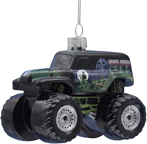 Kurt Adler MJ4131 - Adorno de mermelada de monstruo, estándar, negro, Navidad