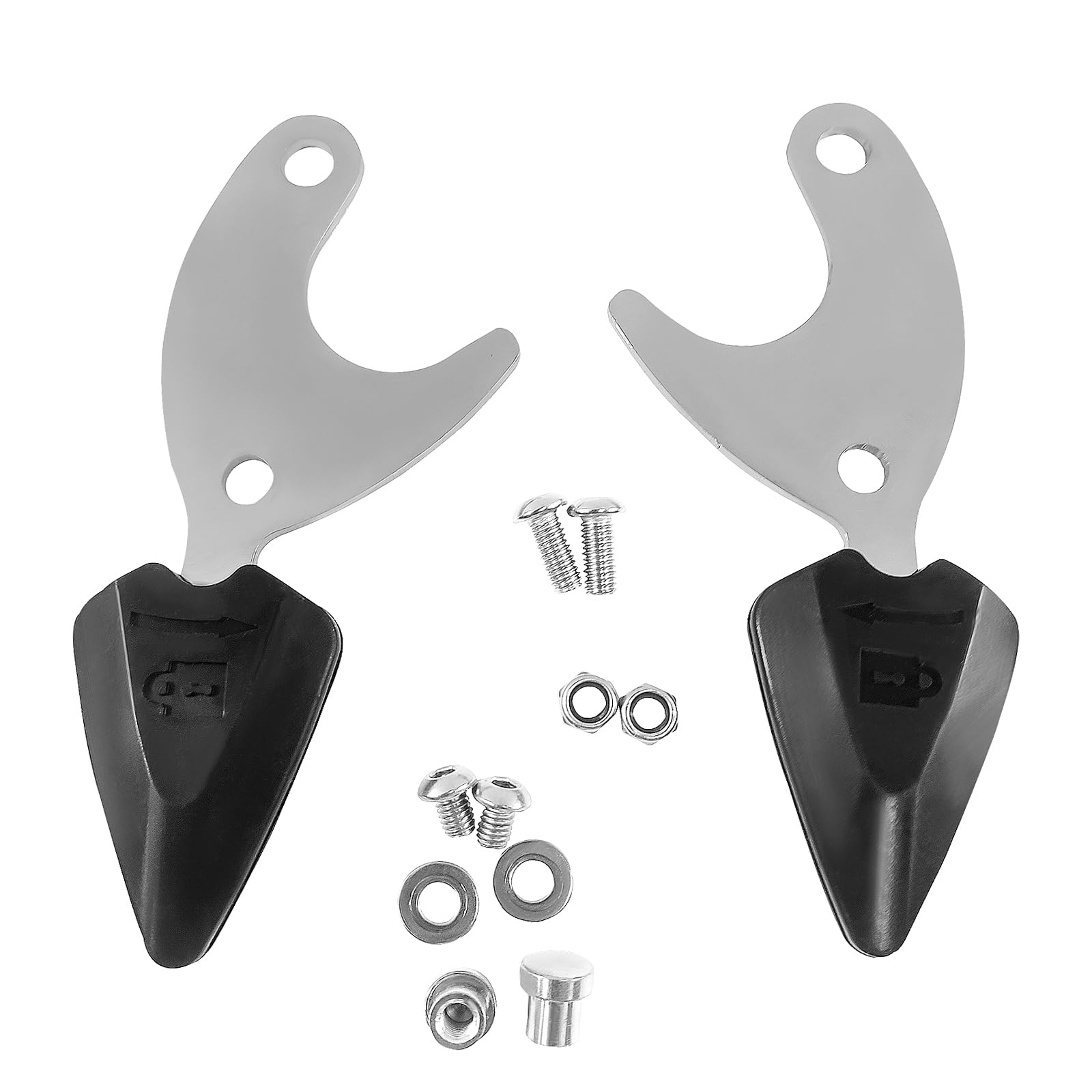 Fjpacemt Detachable Mounting Sissy Bar Tour Rack Docking Points Mount Lock Luggage Rack Docking Latch Clips Compatible for Indian 2014-2023 Chieftain Roadmaster Springfield Challenger Chief Dark Horse