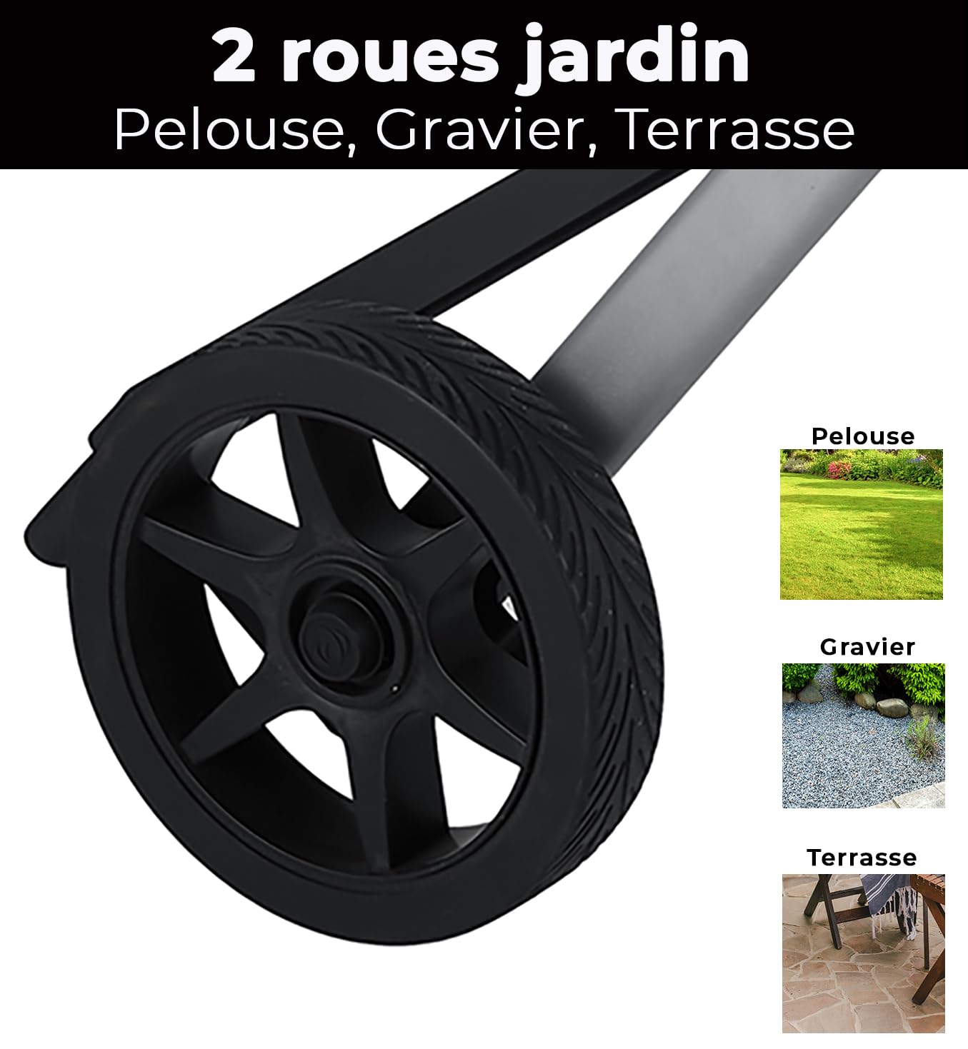 Little Balance 3047 Easy Trolley, Chariot Pliable pour Plancha Barbecue, Desserte à roulettes, 2 Roues Jardin, Jardin, Terrasse, Camping, Extérieur et Intérieur, 3 Crochets INOX, Acier Inoxydable