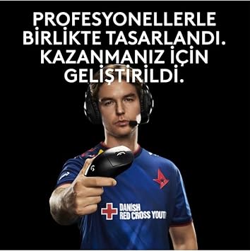 Logitech G PRO X SUPERLIGHT 2 DEX LIGHTSPEED Kablosuz Oyun Mouse'u, HERO 2 32K DPI Sensör, 888 IPS/88G'ye Kadar Hızlanma PC/Mac için Programlanabilir 5 Tuş, USB-C Şarj, 60g ProGrade Hafif Mouse, Beyaz