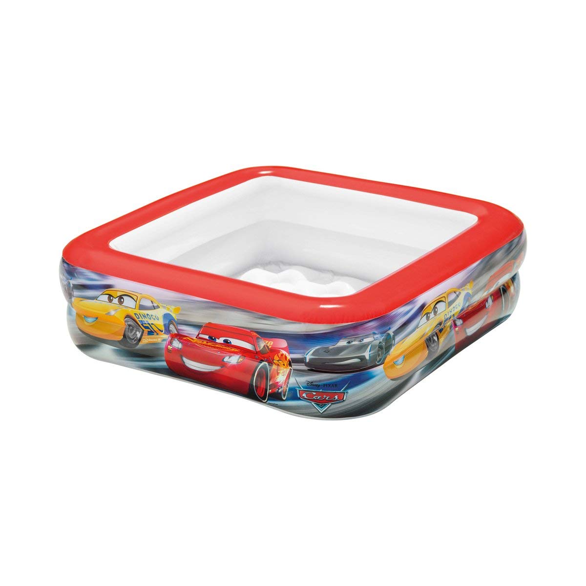 Intex 57101NP - Piscina Gonfiabile Baby Cars, Vinile, Multicolore, 85x23 cm