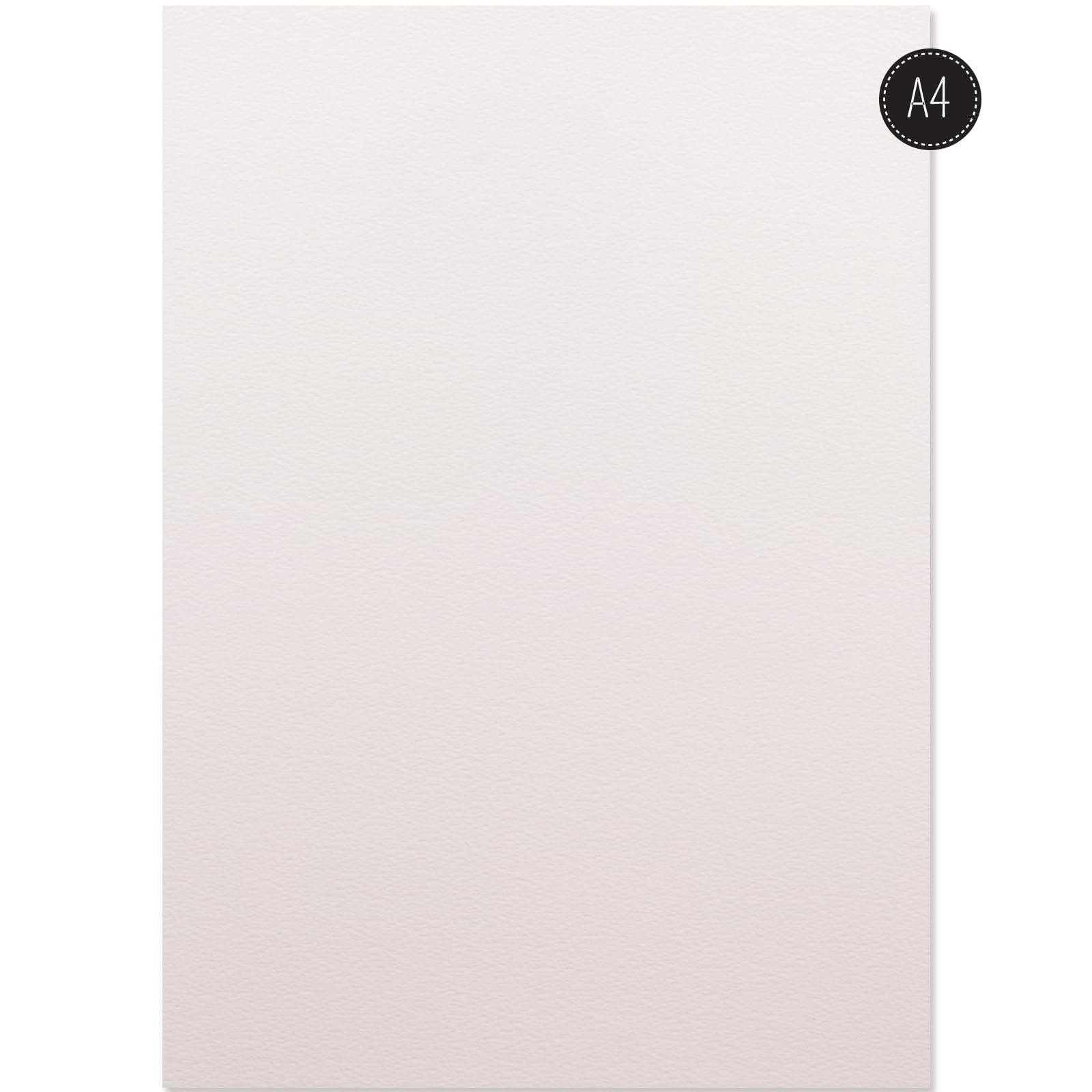 Vaessen Creative Florence papier akwarelowy A4, off-biały, 300 GSM, teksturowana powierzchnia, jakość artystyczna, 100 arkuszy do malowania, pisania ręcznego i projektów artystycznych