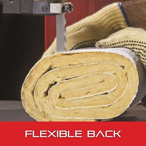 Miniatura 3 de Starrett Duratec - Hoja de sierra de banda SFB, acero al carbono, diente regular, juego ondulado, rastrillo neutro, 150 pulgadas de largo, 12