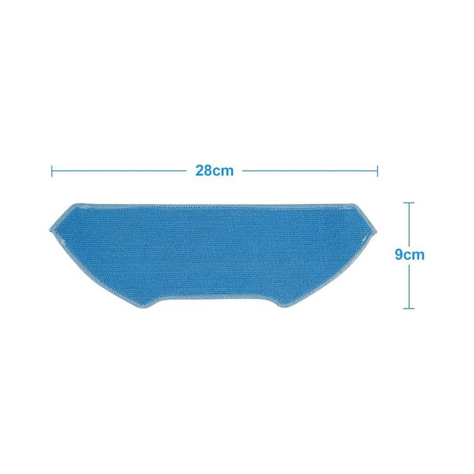 Panni for mocio Lavabili e riutilizzabili, 2 Pezzi, compatibili con Lefant M1 U180 OKP K8 Robot Aspirapolvere Accessorio Panno for la Pulizia, Panno for la Pulizia del Pavimento(for M1 U180)
