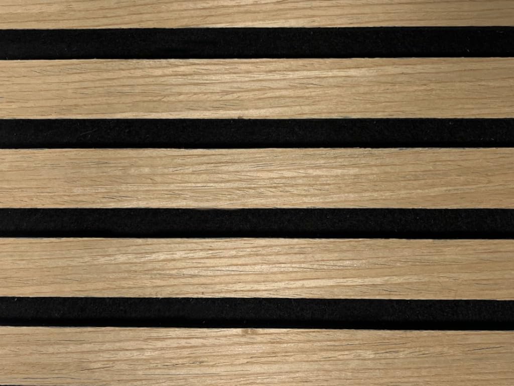 Akustikpaneele AURA Core Oiled Oak 240x60cm | Wandpaneel Holzoptik Eiche geölt | MDF & Filz Wandpanel | acoustic wall panel | Schallschutz Wand | 1 Stück | 1,44 m²